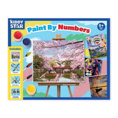 Gambar Kiddy Star 40x50 Cm Set Paint By Numbers Sakura Garden