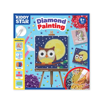 Gambar Kiddy Star 20x20 Cm Set Diamond Painting Owl