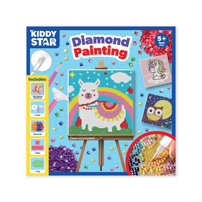 Gambar Kiddy Star 20x20 Cm Set Diamond Painting Llama