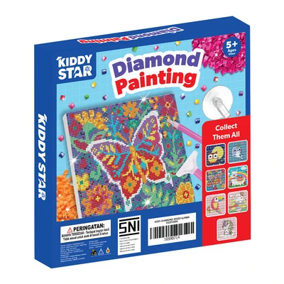 Gambar Kiddy Star 20x20 Cm Set Diamond Painting Llama