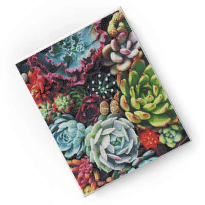 Gambar Kiddy Star 40x50 Cm Set Diamond Painting Flowers