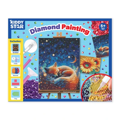 Gambar Kiddy Star 40x50 Cm Set Diamond Painting White Fox