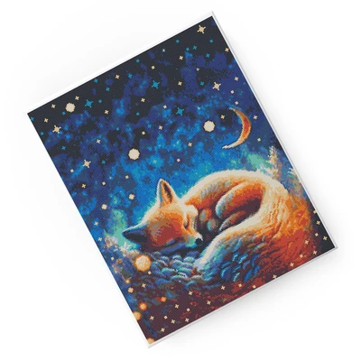 Gambar Kiddy Star 40x50 Cm Set Diamond Painting White Fox