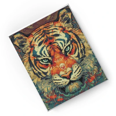 Gambar Kiddy Star 40x50 Cm Set Diamond Painting Tiger