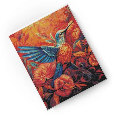 Gambar Kiddy Star 40x50 Cm Set Diamond Painting Hummingbird