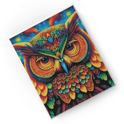 Gambar Kiddy Star 40x50 Cm Set Diamond Painting Owl