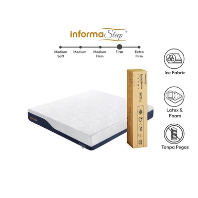 Gambar Informa Sleep 160x200x25  cm Neo Calgary Kasur Latex In Box