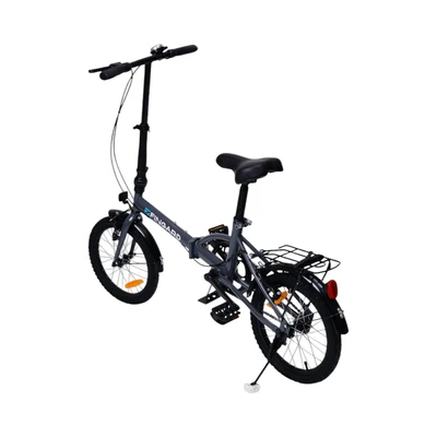 Gambar Fingard 16 Inch Nolan Sepeda Lipat 1 Speed - Abu-Abu Metal