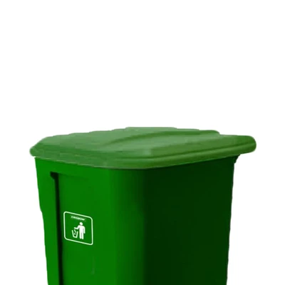 Gambar Krisbow Tempat Sampah Pedal Plastik Dengan Konektor 55 Liter - Hijau