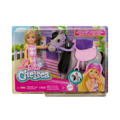 Gambar Barbie Set Boneka Chelsea & Horse Htk29