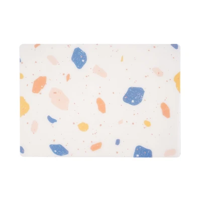 Gambar Forhom Tatakan Piring PP Colored Stone 29X40 cm Set 4 pcs - Mix
