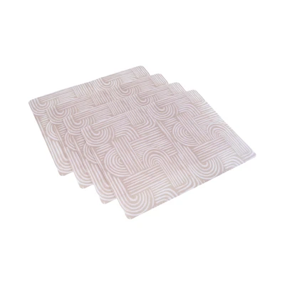 Gambar Forhom Tatakan Piring PP Arch 29X40 cm Set 4 pcs - Krem Beige