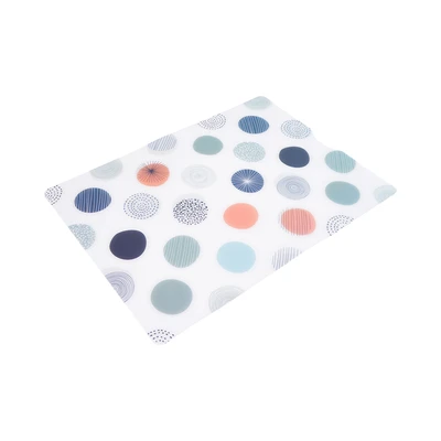Gambar Forhom Tatakan Piring PP Colored Dots 29X40 cm Set 4 pcs - Mix