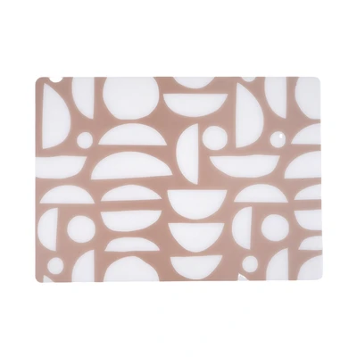 Gambar Forhom Tatakan Piring PP Halfmoon 29X40 cm Set 4 pcs - Krem Beige