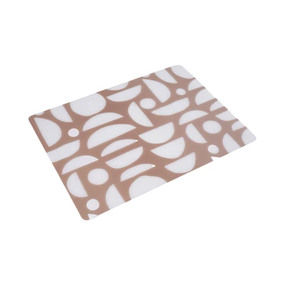 Gambar Forhom Tatakan Piring PP Halfmoon 29X40 cm Set 4 pcs - Krem Beige