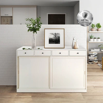 Gambar Informa Logan Kabinet Pintu Geser - Putih
