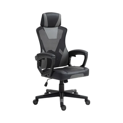 Gambar Informa Travis Kursi Gaming - Abu-Abu/Hitam