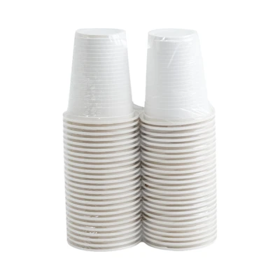 Gambar Kris Gelas Sekali Pakai Cornstarch 177 ml Set 50 pcs - Putih