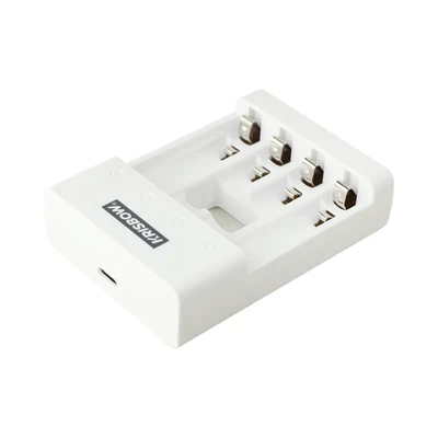 Gambar Krisbow Charger Baterai 4 Slot AA/AAA Fast Charging