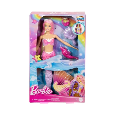 Gambar Barbie Set Boneka Fairytale New Feat Mermaid Hrp97
