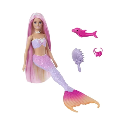Barbie Set Boneka Fairytale New Feat Mermaid Hrp97