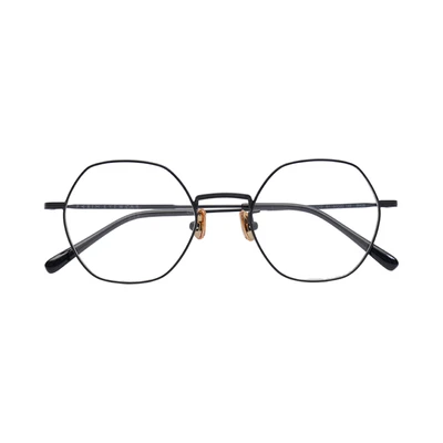 Gambar Parim Eyewear Kacamata Optical Hexagonal - Hitam