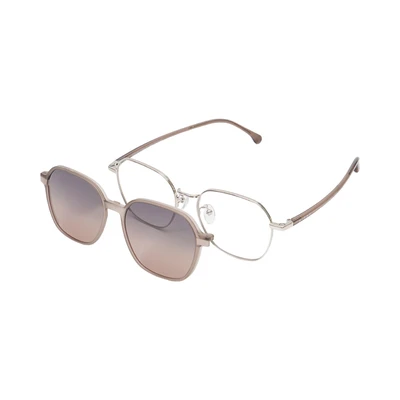 Gambar Parim Eyewear Kacamata Magnet Hexagonal - Silver