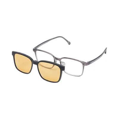 Gambar Parim Eyewear Kacamata Magnet Square Gradient - Metal  Abu-Abu