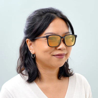 Gambar Parim Eyewear Kacamata Magnet Square Gradient - Metal  Abu-Abu