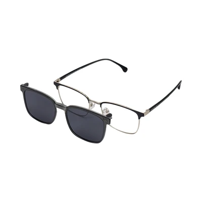 Gambar Parim Eyewear Kacamata Optical Magnetic Flip On Square - Biru Tua