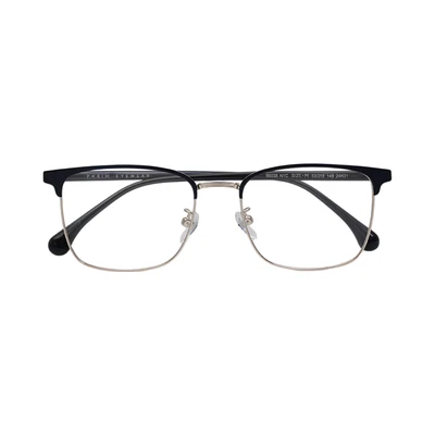 Gambar Parim Eyewear Kacamata Optical Magnetic Flip On Square - Biru Tua