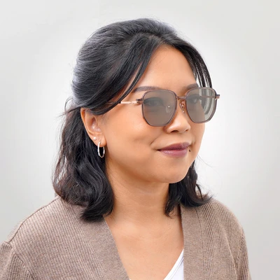 Gambar Parim Eyewear Kacamata Optical Magnetic Square - Rose Gold