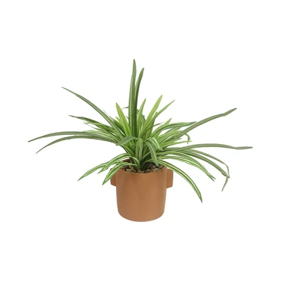 Gambar Forhom Tanaman Artifisial Cymbidium Dengan Pot Tera 38.1x38.1x25.4 cm - Hijau