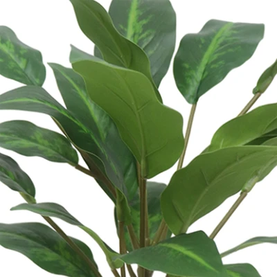 Gambar Forhom Tanaman Artifisial Dieffenbachia Dengan Pot 53.3x53.3x43.2 cm - Hijau