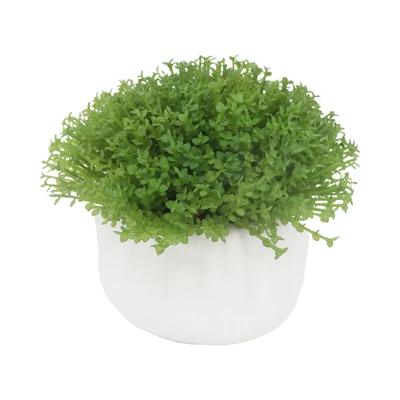 Gambar Forhom Tanaman Artifisial Aquatic Grass Dengan Pot 15.9x15.9x12.1 cm - Hijau