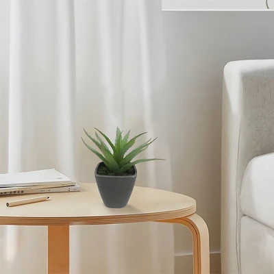 Gambar Forhom Tanaman Artifisial Agave Dengan Pot 11x11x16.5 cm Random