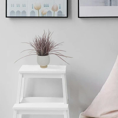 Gambar Forhom Tanaman Artifisial Spring Grass Dengan Pot Keramik - Putih