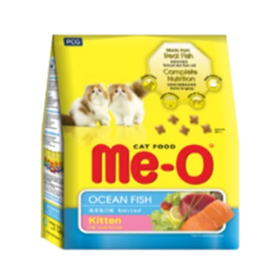 Gambar Me-O Makanan Kucing Kering Kitten Ocean Fish 400 gr