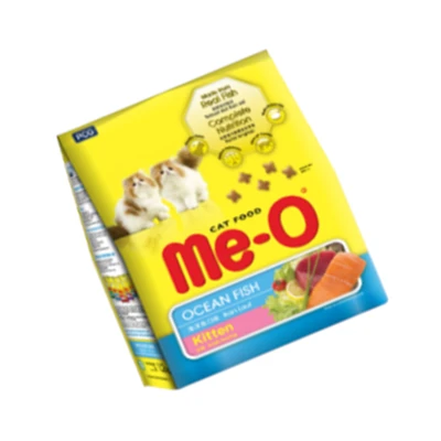 Gambar Me-O Makanan Kucing Kering Kitten Ocean Fish 400 gr