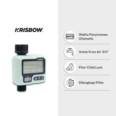Gambar Krisbow Timer Digital Keran Air 1 Way Sf