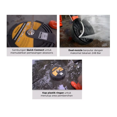 Gambar Krisbow Surface Cleaner 15 Inch G15 - Hitam