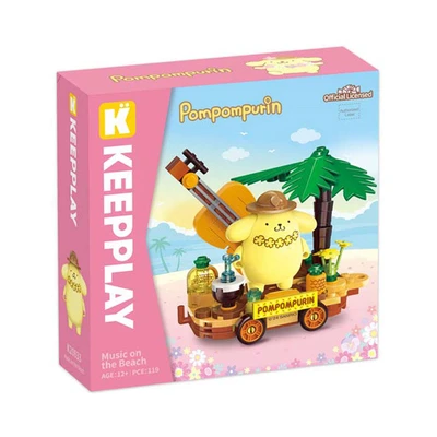 Gambar Keepplay Sanrio Pompompurin Music On The Beach
