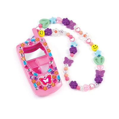 Gambar Make It Real Set Flip Phone Lip Gloss & Diy Lanyard