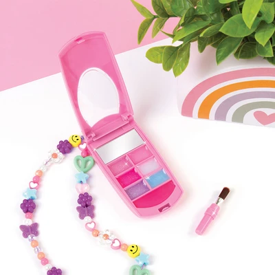 Gambar Make It Real Set Flip Phone Lip Gloss & Diy Lanyard