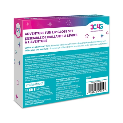 Gambar Make It Real Set 4 Pcs Lip Gloss Adventure Fun 10055