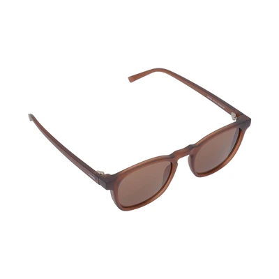 Gambar Ilook Sunnies Kacamata Sunglasses PC Square Matt - Cokelat Tea