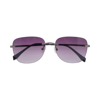 Gambar Ilook Sunnies Kacamata Sunglasses Aviator Rimless Stainless  - Silver