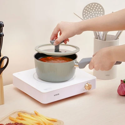 Gambar Culinart Linea Panci Saucepan Dengan Tutup Non-Stick Coating 16 cm - Hijau
