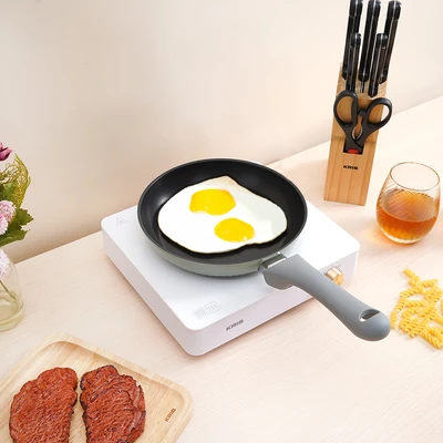 Gambar Culinart Linea Wajan Penggorengan Aluminium 20 cm - Hijau