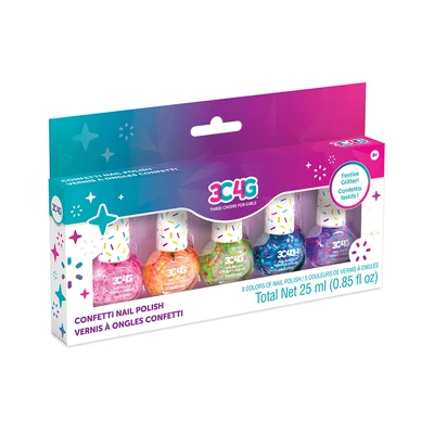 Gambar Make It Real Set 5 Pcs Kutek Kuku Confetti 10012